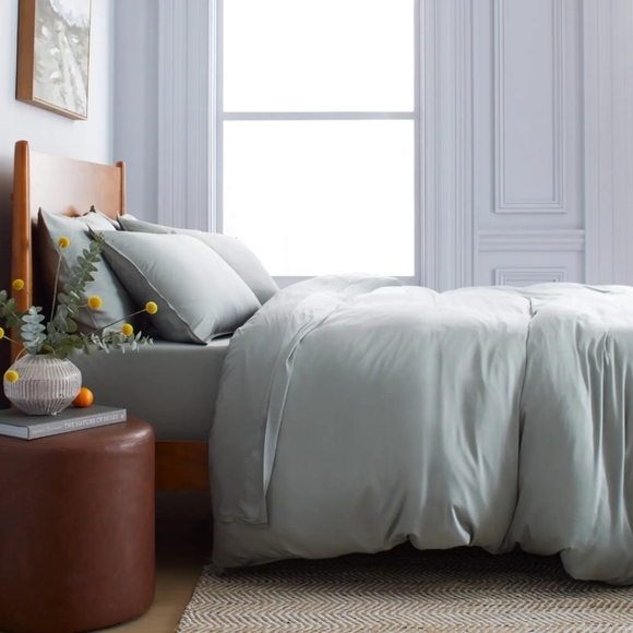 NWT! Quince 100% Organic Eucalyptus Bamboo Duvet Cover! King/ Cal King (823) - Picture 2 of 8